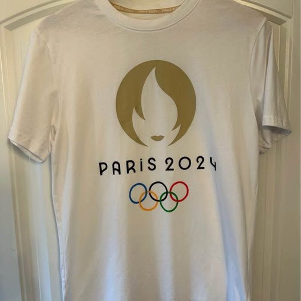 Women’s Paris 2024 Olympic Games Official Licensed T-Shirt – White – Size Small